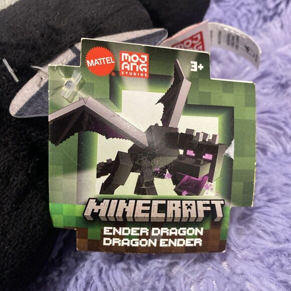 Mattel Minecraft Ender Dragon 10" Plush Figure, Mojang, NEW w tags - Picture 6 of 6